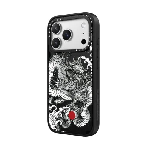 Power Dragon | iPhone 17 Pro Max / Impact Case MagSafe Compatible / Matte Black | Image 2