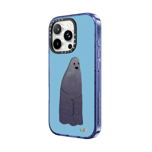 Sky Ghost | iPhone 16 Pro Max / Impact Case MagSafe Compatible / Glitter Indigo | Image 2