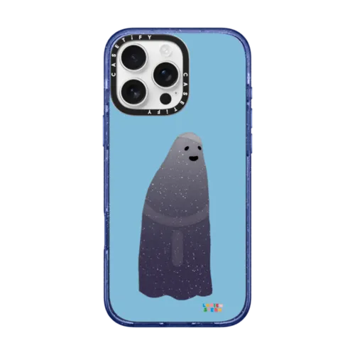 Sky Ghost | iPhone 16 Pro Max / Impact Case MagSafe Compatible / Glitter Indigo | Image 1
