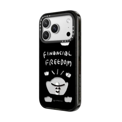 Financial Freedom2 | iPhone 17 Pro Max / Impact Case MagSafe Compatible / Black | Image 2