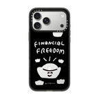Financial Freedom2 | iPhone 17 Pro Max / Impact Case MagSafe Compatible / Black | Image 1