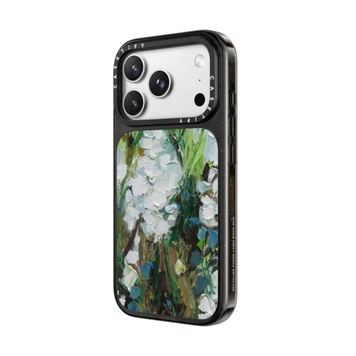 Wild Squill Flowers | iPhone 18 Pro Max / Impact Case MagSafe Compatible - Glossy / Glossy Black | Image 2
