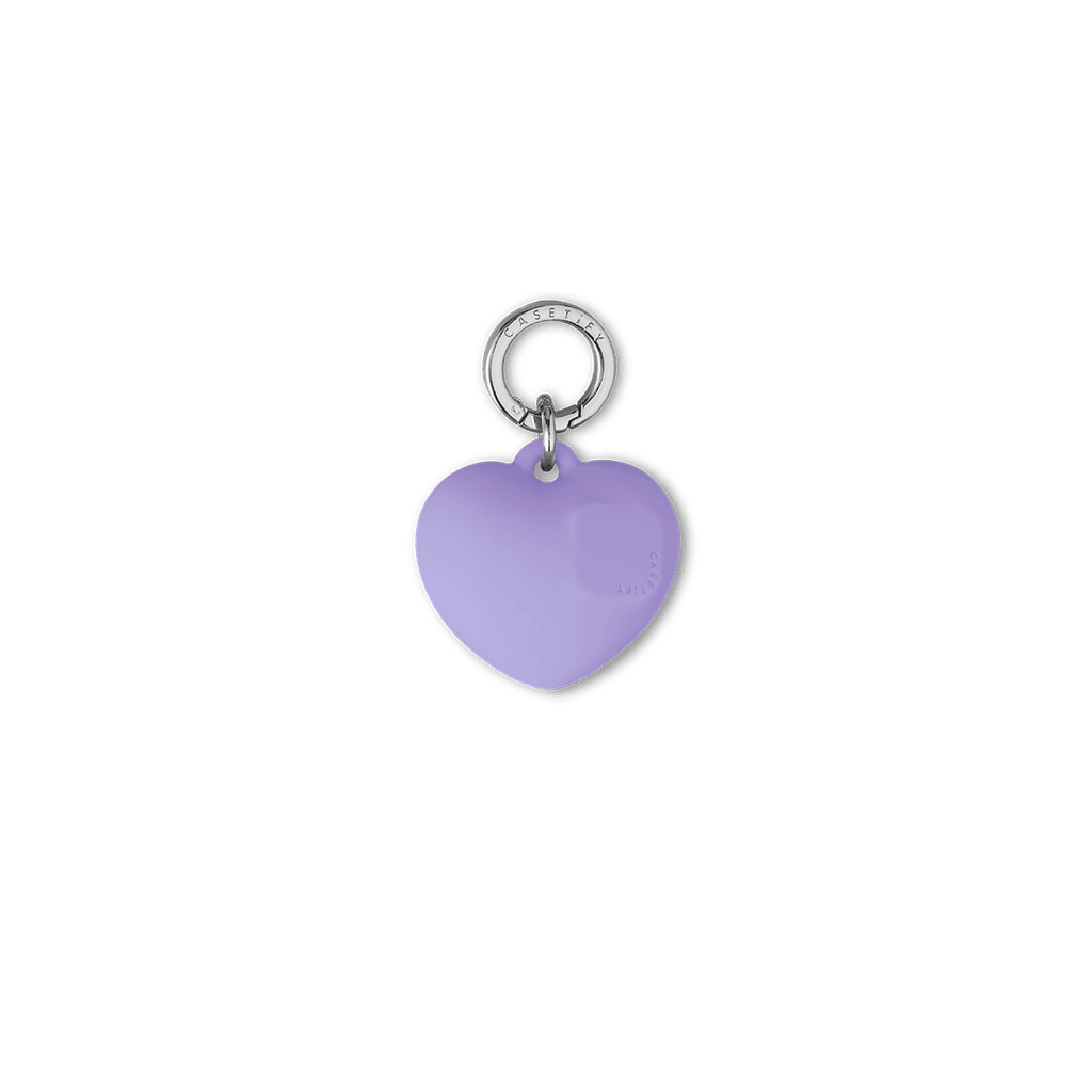 Charm Keychain - Puffy Heart - Dusk Purple | Image 1