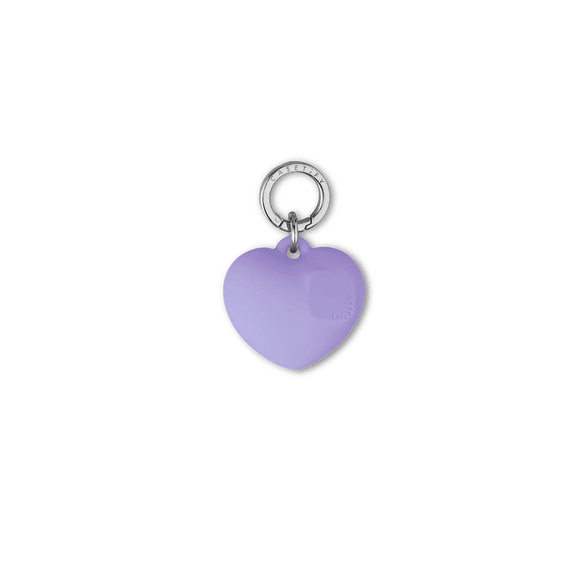 Charm Keychain - Puffy Heart - Dusk Purple | Image 1