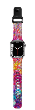 And We Danced Our Way Home by Ingrid Ching | Apple Watch Series 7-9 (45mm) / Impact Band / Black | Image 1