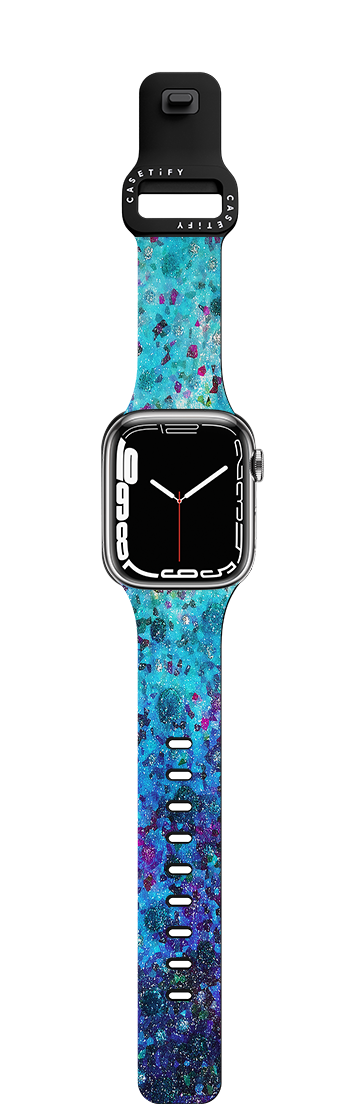 When the Water Ripples Towards You by Ingrid Ching | Apple Watch Series 7-9 (45mm) / Impact Band / Black | Image 1