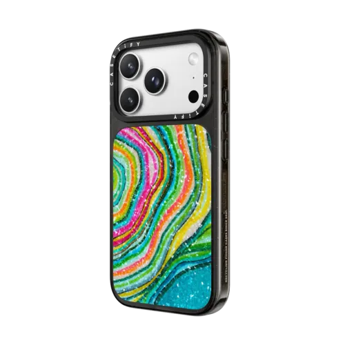 Lineation No. 74 by Ingrid Ching | iPhone 18 Pro Max / Impact Case MagSafe Compatible - Glossy / Glossy Black | Image 2