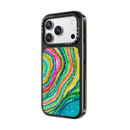Lineation No. 74 by Ingrid Ching | iPhone 18 Pro Max / Impact Case MagSafe Compatible - Glossy / Glossy Black | Image 2