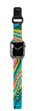 Lineation No. 74 by Ingrid Ching | Apple Watch Series 7-9 (45mm) / Impact Band / Black | Image 1