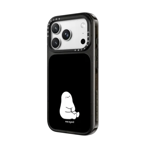 BB Sits by makingsht | iPhone 18 Pro Max / Impact Case MagSafe Compatible - Glossy / Glossy Black | Image 2