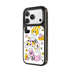 BUNNIES BUNNIES BUNNIES By Minstudio | iPhone 18 Pro Max / Impact Case MagSafe Compatible - Glossy / Glossy Black | Image 2