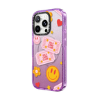 Self Care Club! Phone Case | iPhone 16 Pro Max / Impact Case MagSafe Compatible / Glitter Purple | Image 2