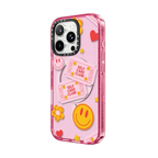 Self Care Club! Phone Case | iPhone 16 Pro Max / Impact Case MagSafe Compatible / Pink Fizz | Image 2