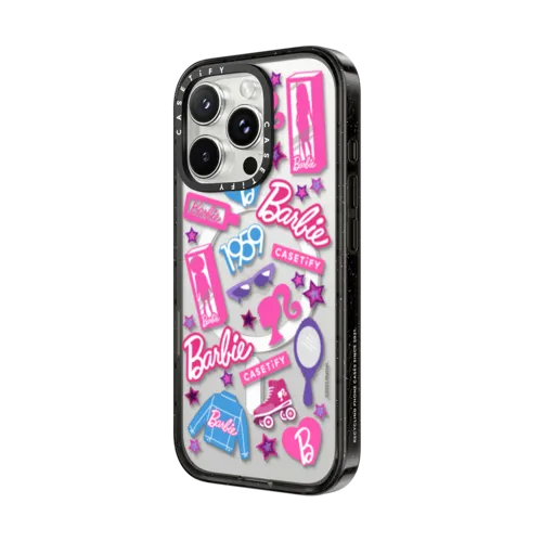 Barbie Stickermania Case | iPhone 16 Pro Max / Impact Case MagSafe Compatible / Black | Image 2