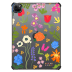 Floral iPad by Eszter Chen | iPad Pro 11-inch (3rd/4th gen) / iPad Impact Case / Black | Image 1