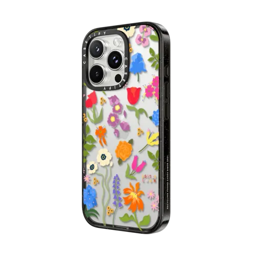 Floral by Eszter Chen | iPhone 16 Pro Max / Impact Case / Black | Image 2