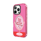Holy Sh*t You Look Amazing Phone Case | iPhone 16 Pro Max / Impact Case MagSafe Compatible / Pink Fizz | Image 2