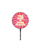 This Babe is Going Places Magnetic Wireless Charger |   / PowerThru Magnetic Wireless Charger MagSafe Compatible / Black | Image 1