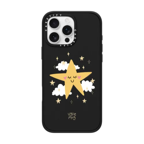 Uglie Mug Dreamy Star | iPhone 16 Pro Max / Impact Case MagSafe Compatible / Matte Black | Image 1