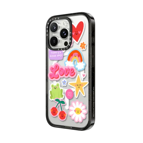 Uglie Mug Stickers | iPhone 16 Pro Max / Impact Case MagSafe Compatible / Black | Image 2