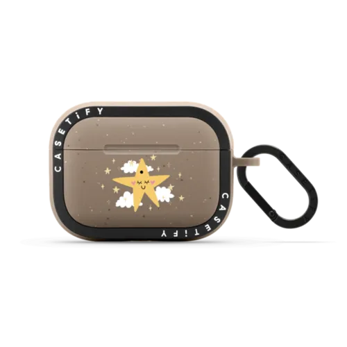 Uglie Mug Dreamy Star | AirPods Pro 2 / Earbuds Bounce Case / Matte Taupe | Image 1