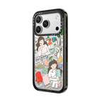 Merry Day by drawingmary | iPhone 17 Pro Max / Impact Case MagSafe Compatible / Black | Image 2