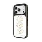 White Day by drawingmary | iPhone 18 Pro Max / Impact Case MagSafe Compatible - Glossy / Glossy Black | Image 2