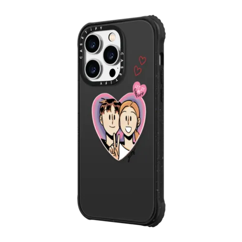 Grim B Heart Case | iPhone 14 Pro Max / Ultra Impact Case MagSafe Compatible / Matte Black | Image 2