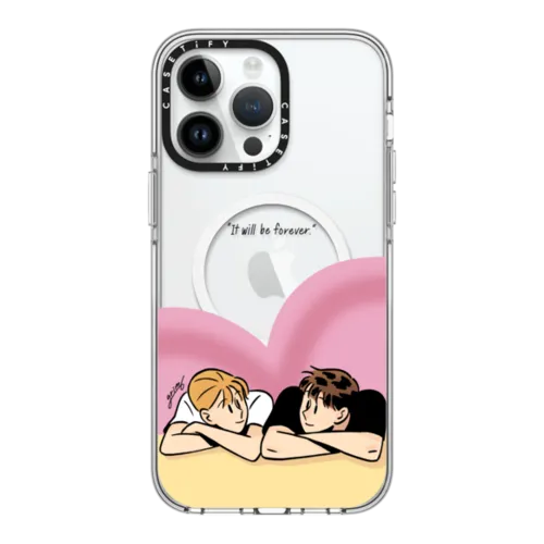 Grim B Couple Case | iPhone 14 Pro Max / Impact Clear Case MagSafe Compatible / Clear | Image 1