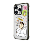 Grim B Thinking about Her Case | iPhone 14 Pro Max / Ultra Impact Case MagSafe Compatible / Black | Image 2