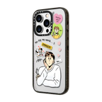 Grim B Thinking about Her Case | iPhone 14 Pro Max / Impact Case / Black | Image 2