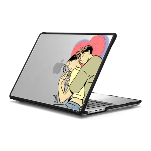 Grim B Warm Hug Macbook Case | MacBook Pro 14-inch (M1 - M5) / MacBook Impact Case / Black | Image 1