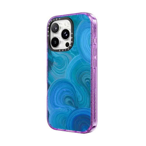 High Seas | iPhone 16 Pro Max / Impact Case MagSafe Compatible / Glitter Purple | Image 2