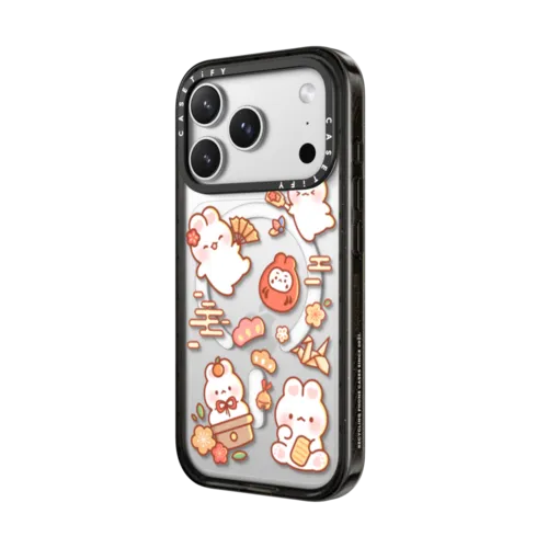 New Year Festive By Creampuffs | iPhone 17 Pro Max / Impact Case MagSafe Compatible / Black | Image 2