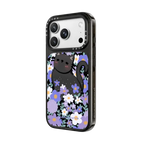 Cat in Flowers by Purringcatco | iPhone 18 Pro Max / Impact Case MagSafe Compatible - Glossy / Glossy Black | Image 2