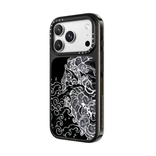 Lucky Foo Dog by Gabe Shum | iPhone 18 Pro Max / Impact Case MagSafe Compatible - Glossy / Glossy Black | Image 2