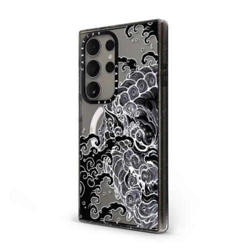 Lucky Foo Dog by Gabe Shum | Galaxy S24 Ultra / Impact Magnetic Case / Black | Image 2