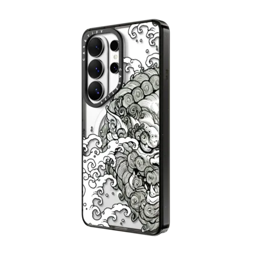 Lucky Foo Dog by Gabe Shum | Galaxy S26 Ultra / Impact Magnetic Case / Black | Image 2
