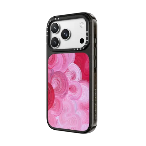 Strawberry Dream | iPhone 18 Pro Max / Impact Case MagSafe Compatible - Glossy / Glossy Black | Image 2