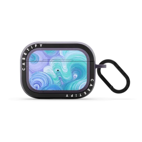 Mermaid | AirPods Pro 2 / Earbuds Bounce Case / Matte Deep Purple | Image 1