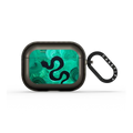 Malachite Serpent | AirPods Pro 3 / Earbuds Impact Case / Black | Image 1