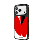 APPLEFLY - Red&black | iPhone 18 Pro Max / Impact Case MagSafe Compatible - Glossy / Glossy Black | Image 2