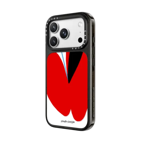 APPLEFLY - Red&black | iPhone 18 Pro Max / Impact Case MagSafe Compatible - Glossy / Glossy Black | Image 2
