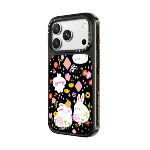 lucky bun by tabetaaii | iPhone 18 Pro Max / Impact Case MagSafe Compatible - Glossy / Glossy Black | Image 2
