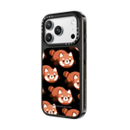Red Panda by Purringcatco | iPhone 18 Pro Max / Impact Case MagSafe Compatible - Glossy / Glossy Black | Image 2