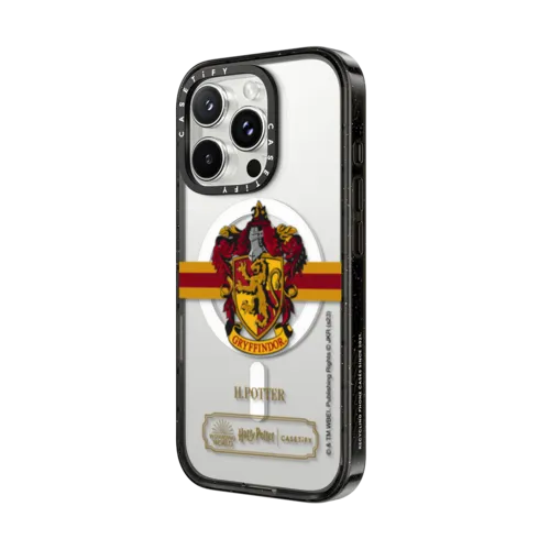 Gryffindor Mascot Case | iPhone 16 Pro Max / Impact Case MagSafe Compatible / Black | Image 2