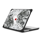 Power Dragon by Gabe Shum | MacBook Pro 14-inch (M1 - M5) / MacBook Bounce Case / Black | Image 1
