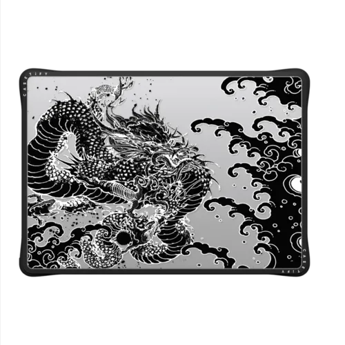 Power Dragon by Gabe Shum | MacBook Pro 14-inch (M1 - M5) / MacBook Impact Case / Black | Image 2