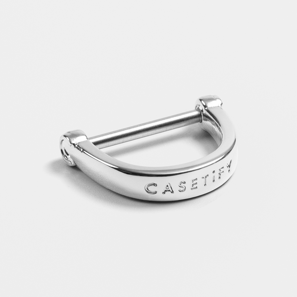 Bounce Case  D-Ring - Silver