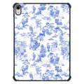 Moon Caravan Toile by Phannapast | iPad Air 11-inch (M2 - M4) / iPad Impact Case / Black | Image 1